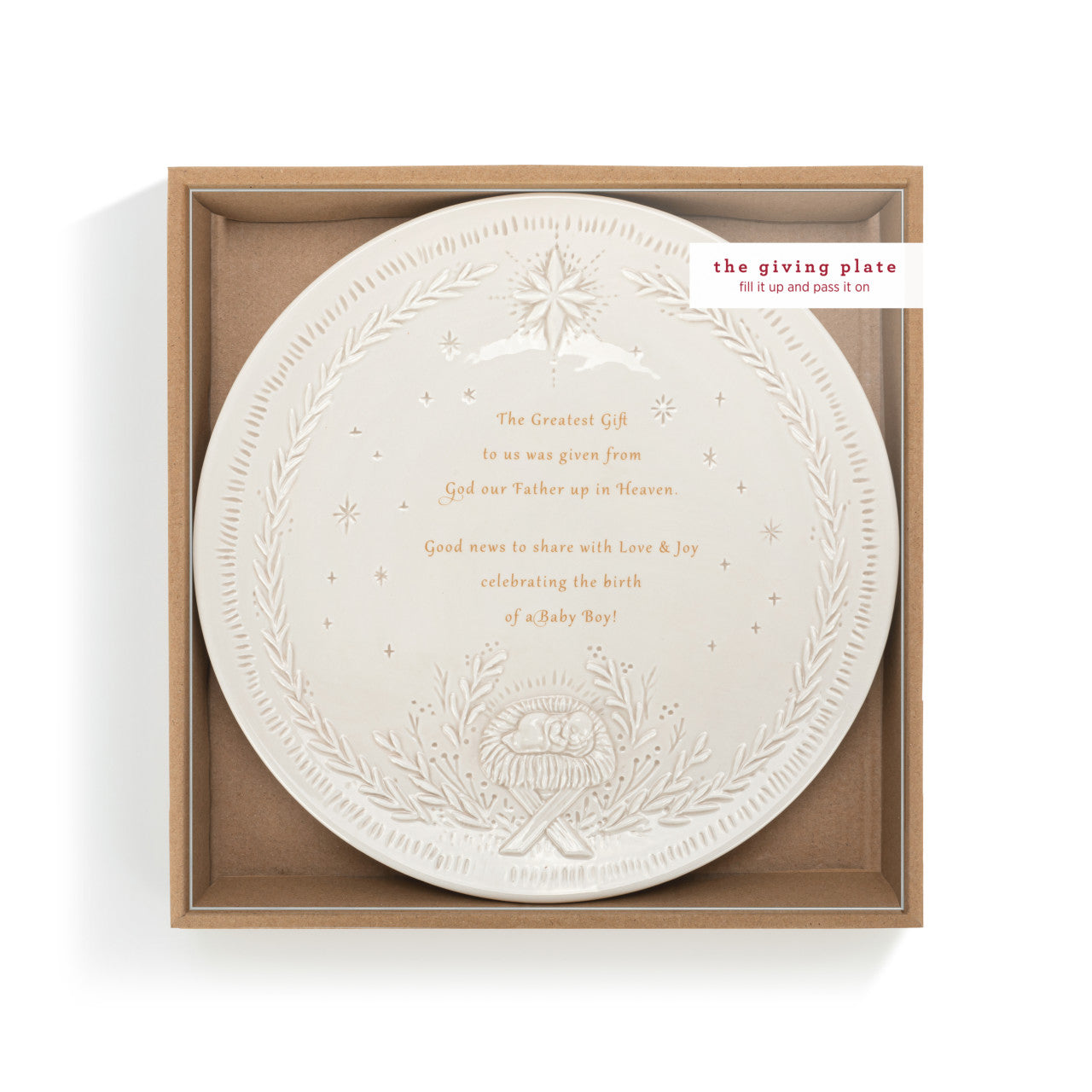 Christmas Journey Giving Plate