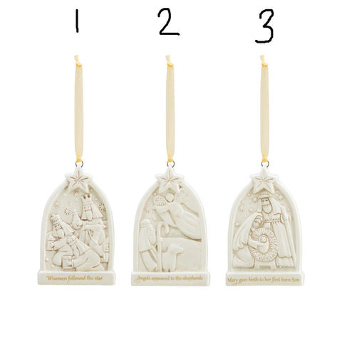 Nativity Triptych Ornaments
