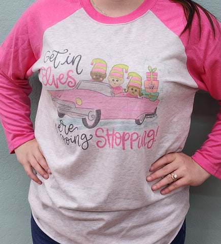 Get In Elves Raglan Shirt