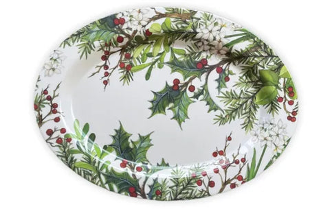 Balsam And Berries Oval Platter