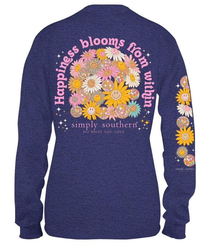 Happiness Blooms Long Sleeve T-Shirt
