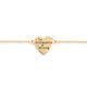 Art Heart Bracelet - Be Courageous & Strong