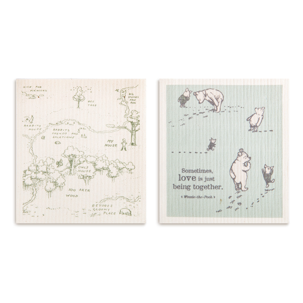 Biodegradable Dish Cloths Set of 2 - Being Together