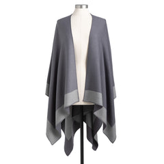 Reversible Kimono - Gray and Charcoal