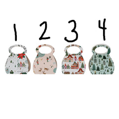 Handmade Gift Bag with North Pole Pattern & Handle, 4 Styles