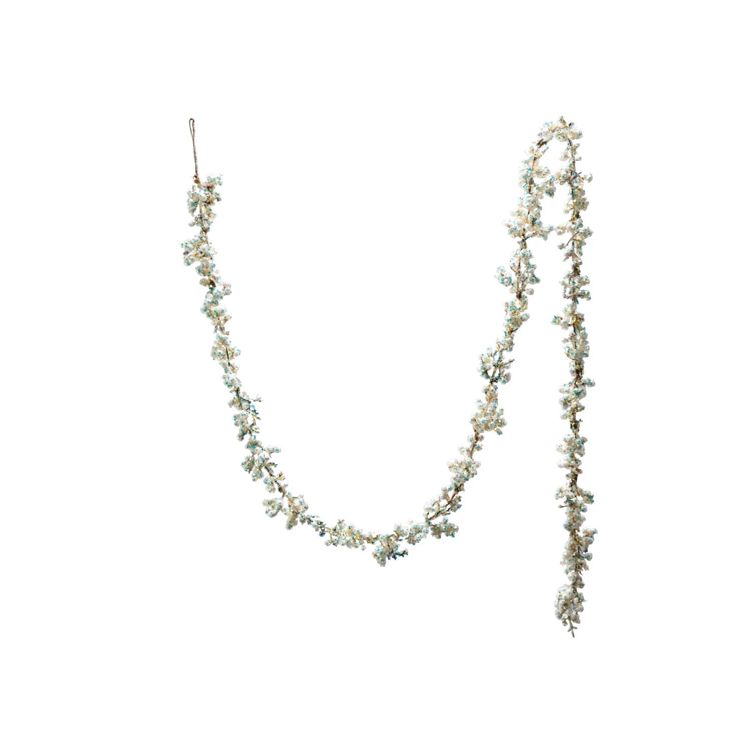 72"L Foam Garland with Iridescent Glitter, Multi Color