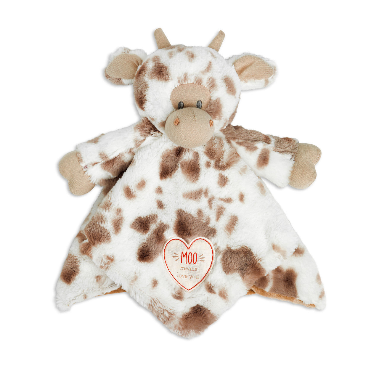 Barnyard Rattle Blankie - Cow