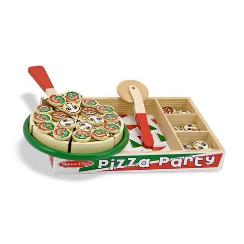 Melissa and Doug Pizza Party Wooden Play Food