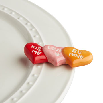 Nora Fleming Mini: Conversation Heart/ ITS A LOVE THING
