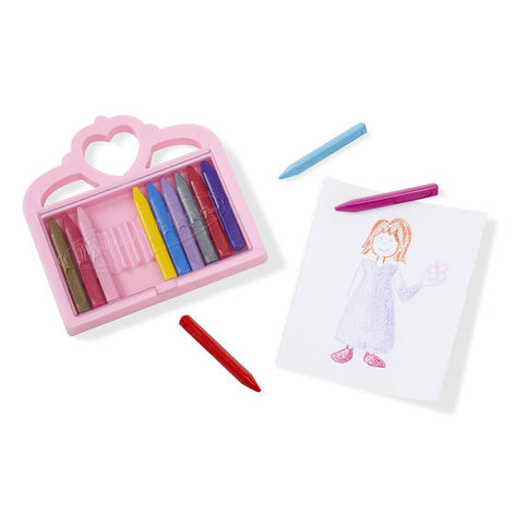 Melissa and Doug Princess Crayon Set