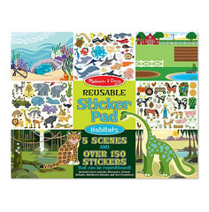 Melissa and Doug Reusable Sticker Pad- Habitats