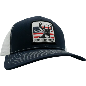 Southern Strut Brand  AMERICAN DEER WOVEN PATCH HAT