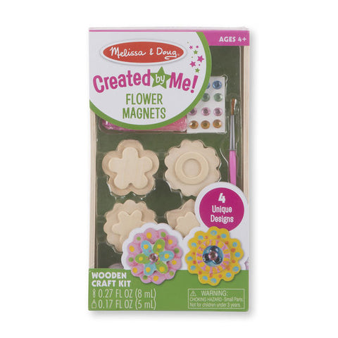 Melissa and Doug Flower Magnets Wooden Craft Kit