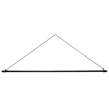 Garden Size Metal Dowel Flag Hanger