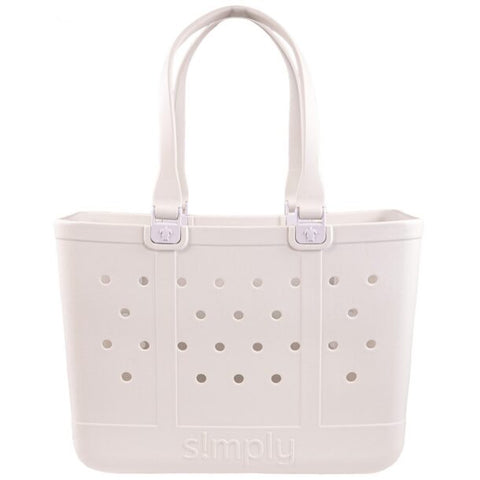 White Large Simply Tote