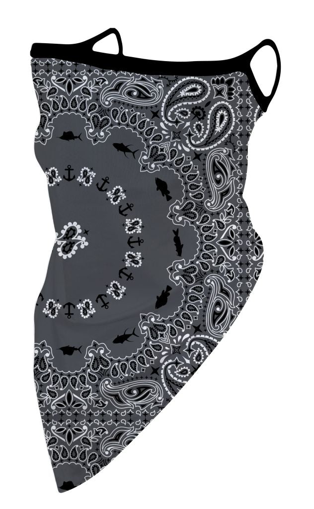 Guys Multi Use Fashion Cover- Gray Paisley