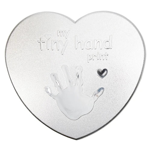 Baby Handprint Kit by Stepping Stones Plaster/heart Shaped Mold