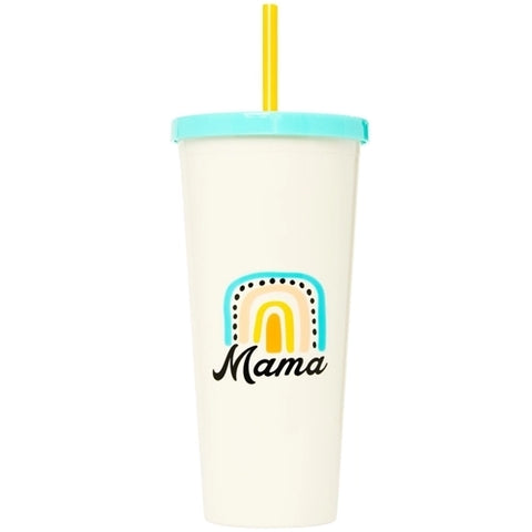 INSULATED TUMBLER W/STRAW