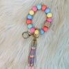SILICONE BEADED KEYCHAIN WITH CLIP