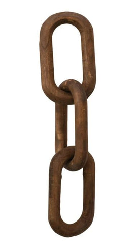 Reclaimed Wood Chain Decor