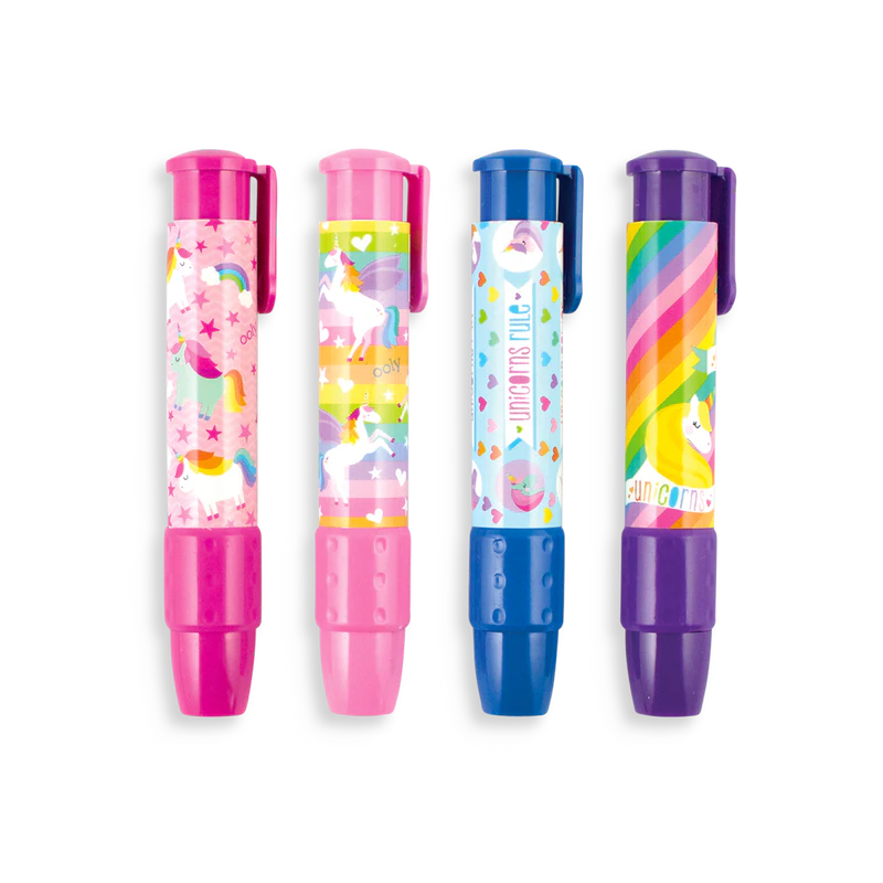 unique unicorns clickit erasers
