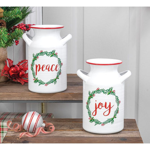 JOY PEACE MILK JUG