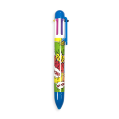 comic attack 6 click multi color pen