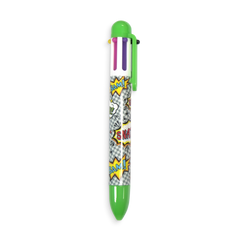 comic attack 6 click multi color pen
