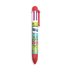 comic attack 6 click multi color pen