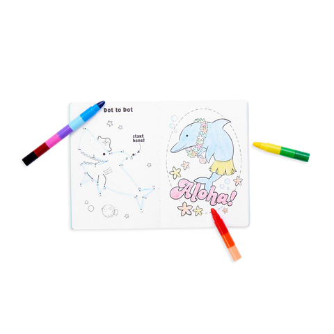 mini traveler coloring and activity kit - outrageous ocean