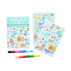 mini traveler coloring and activity kit - outrageous ocean