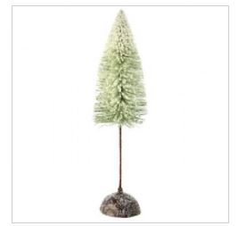 Flocked Bottle Brush Tree
