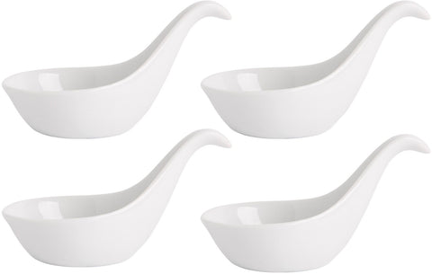 SET 4 4"L SPOON 1 OZ SHAPE MINI TASTER SET