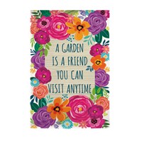A Garden is a Friend Garden Applique Flag