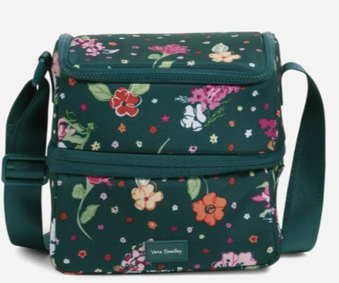 Expandable Lunch Cooler Hope Blooms Teal