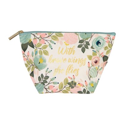 Carry all mini peach floral brave wings