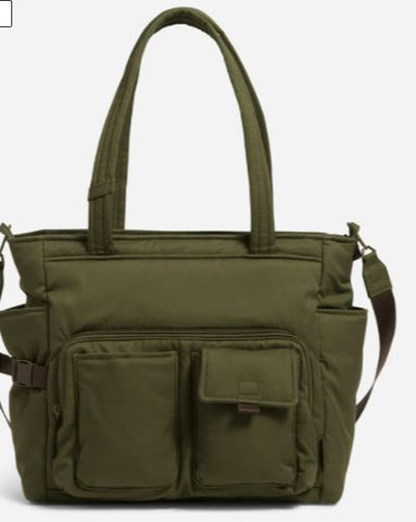 Utility Tote Bag Recycled Cotton Climbing Ivy Green