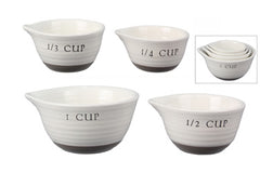 CERAMIC MEASURING CUPS, 4 PC/S CERAMIC MEASURING CUPS, 4 PC/S