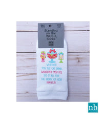 Standing On The Word Socks