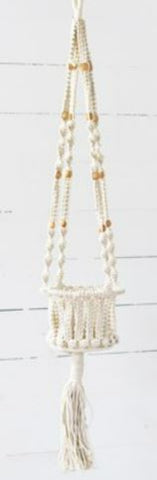 42" HANGING COTTON PLANT HOLDER