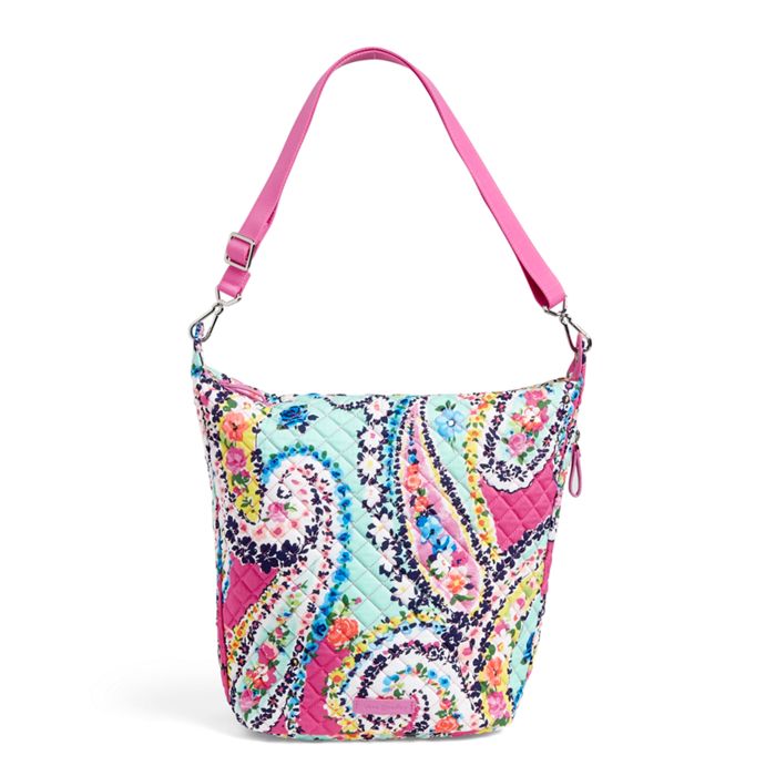 Vera Bradley Carson Hobo Bag Wildflower Paisley