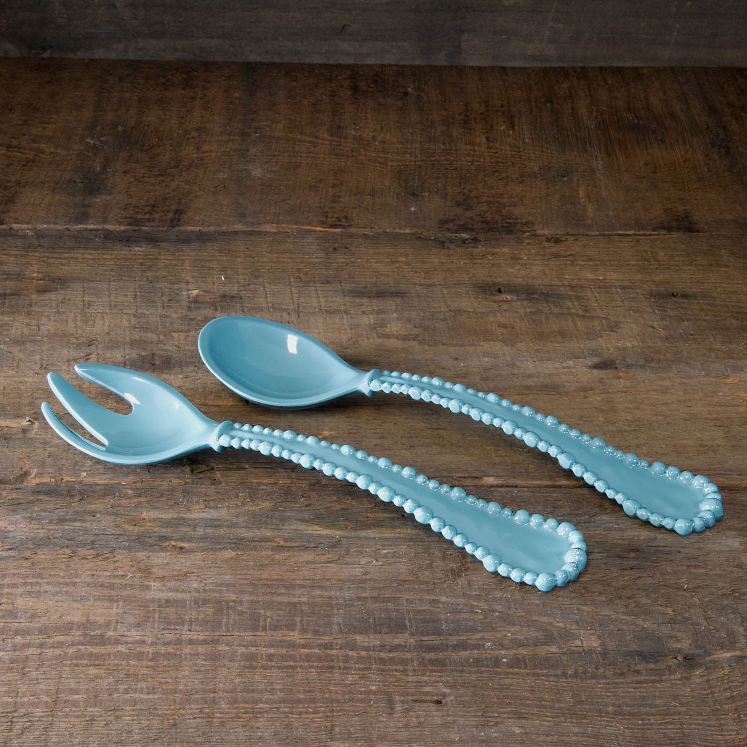 Beatrice Ball Vida Alegria Salad Servers Blue