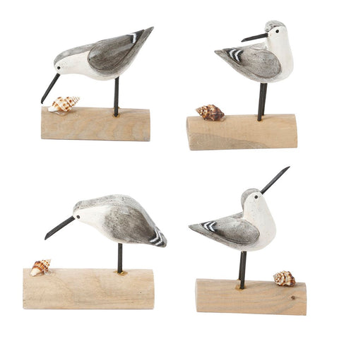 Carved Birds & Shell