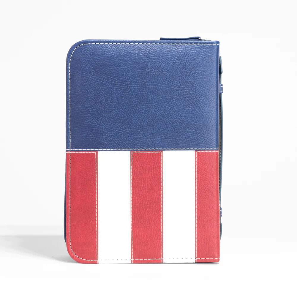 BIBLE COVER: US FLAG STAND FIRM - 1 CORINTHIANS 15:58