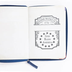 ZIPPERED JOURNAL: US FLAG STAND FIRM