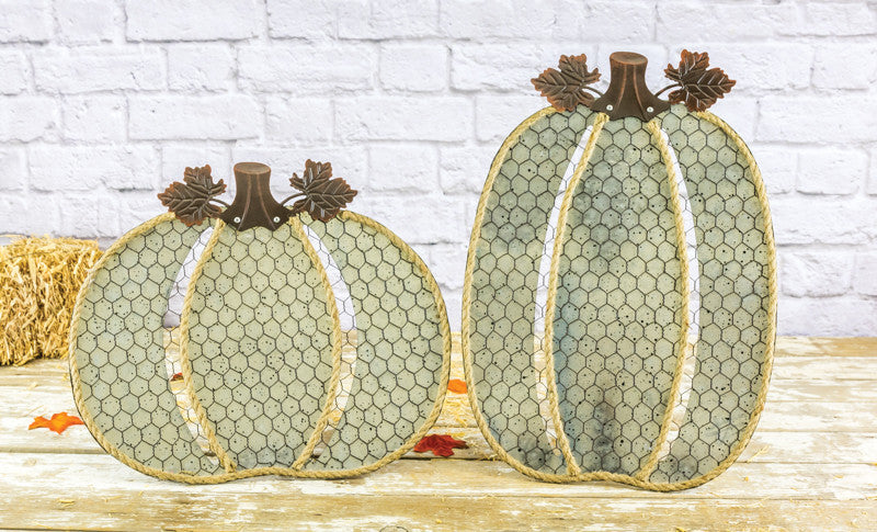 SILVER STRIPE PUMPKIN TABLETOP