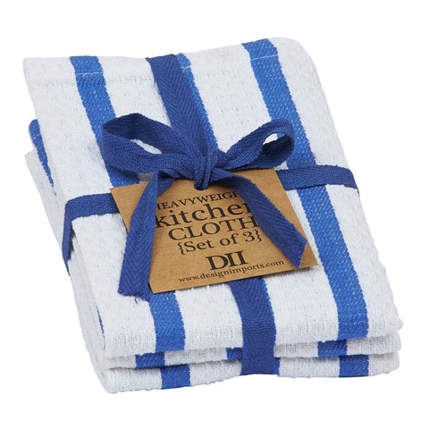 Blue Striped Dishcloth