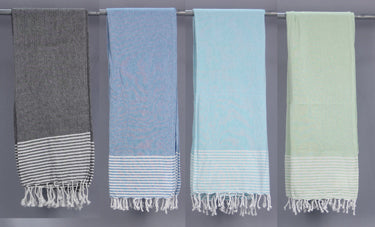 COTTON 50X60 THROW, 4 ASSORTED