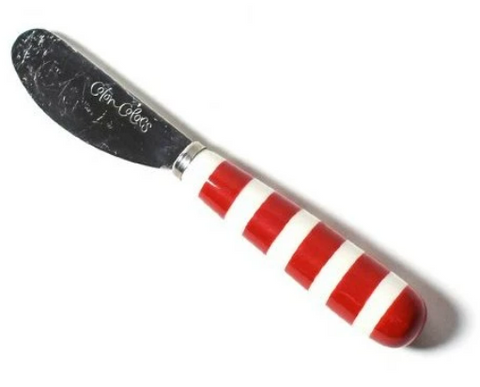 BENGAL STRIPE APPETIZER SPREADER-RED