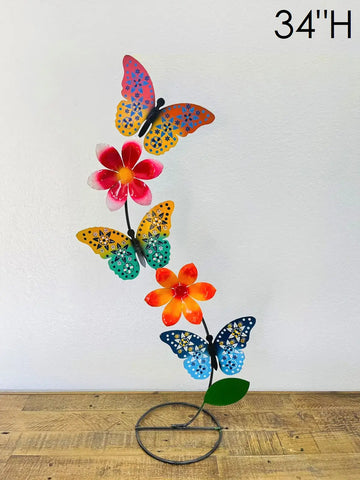 Flowers & Butterflies Stand